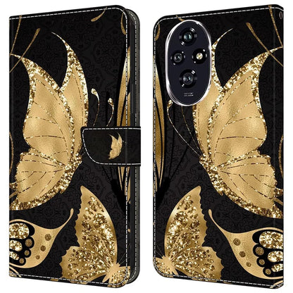 For Honor 200 5G Wallet Case Magnetic Clasp 3D Pattern Leather Phone Cover