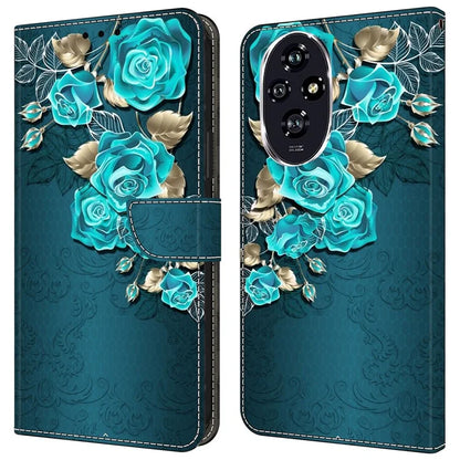 For Honor 200 5G Wallet Case Magnetic Clasp 3D Pattern Leather Phone Cover