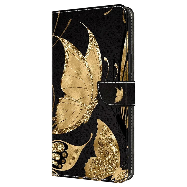 For Honor 200 Pro 5G Wallet Case Magnetic Clasp 3D Pattern Leather Phone Cover