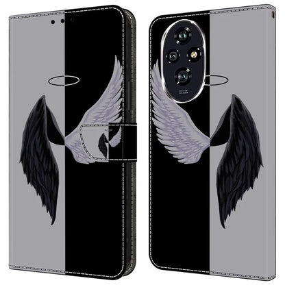 For Honor 200 Pro 5G Wallet Case Magnetic Clasp 3D Pattern Leather Phone Cover