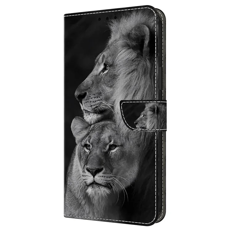 For Honor 200 Pro 5G Wallet Case Magnetic Clasp 3D Pattern Leather Phone Cover