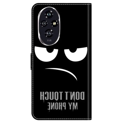 For Honor 200 Pro 5G Wallet Case Magnetic Clasp 3D Pattern Leather Phone Cover