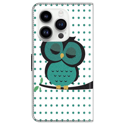 For iPhone 16 Pro Max Case Magnetic Clasp 3D Pattern Leather Wallet Phone Cover