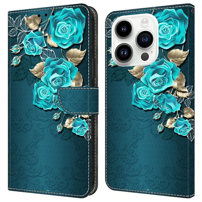 For iPhone 16 Pro Max Case Magnetic Clasp 3D Pattern Leather Wallet Phone Cover
