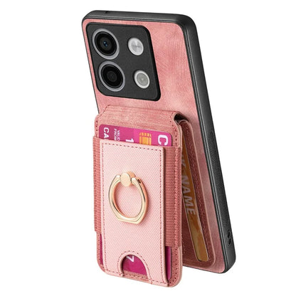 D14 For Xiaomi Redmi Note 13 Pro 5G  /  Xiaomi Poco X6 5G Case Vertical Flip Card Holder Ring Holder Kickstand Anti-Fall Cover