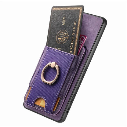 D14 For Xiaomi Redmi Note 13 Pro 5G  /  Xiaomi Poco X6 5G Case Vertical Flip Card Holder Ring Holder Kickstand Anti-Fall Cover