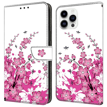 For iPhone 16 Pro Case PU Leather Wallet Flip Cover with Standing Function