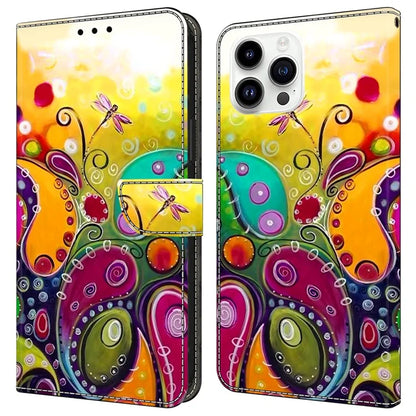 For iPhone 16 Pro Case PU Leather Wallet Flip Cover with Standing Function