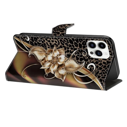 For iPhone 16 Pro Case PU Leather Wallet Flip Cover with Standing Function