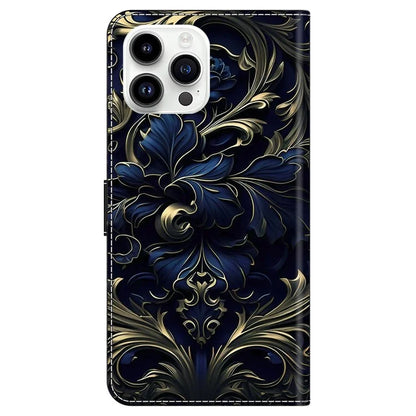 For iPhone 16 Pro Case PU Leather Wallet Flip Cover with Standing Function