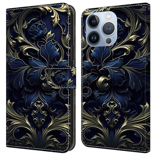 For iPhone 16 Pro Max Case PU Leather Wallet Flip Cover with Standing Function