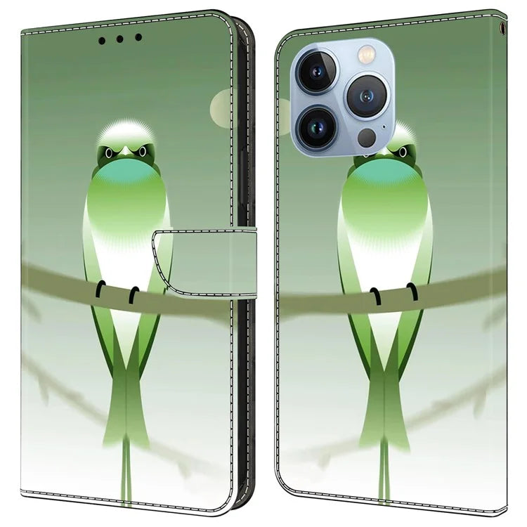For iPhone 16 Pro Max Case PU Leather Wallet Flip Cover with Standing Function