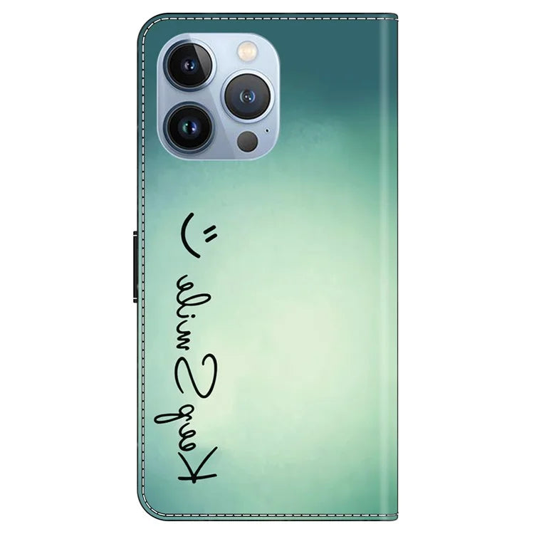 For iPhone 16 Pro Max Case PU Leather Wallet Flip Cover with Standing Function