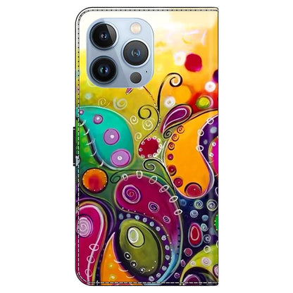 For iPhone 16 Pro Max Case PU Leather Wallet Flip Cover with Standing Function