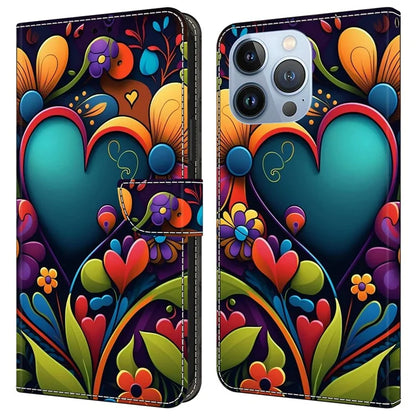 For iPhone 16 Pro Max Case PU Leather Wallet Flip Cover with Standing Function