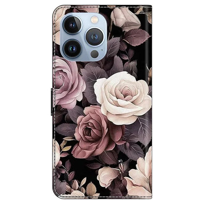 For iPhone 16 Pro Max Case PU Leather Wallet Flip Cover with Standing Function