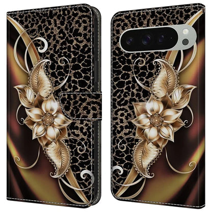For Google Pixel 9 / 9 Pro Case PU Leather Wallet Phone Cover with Stand