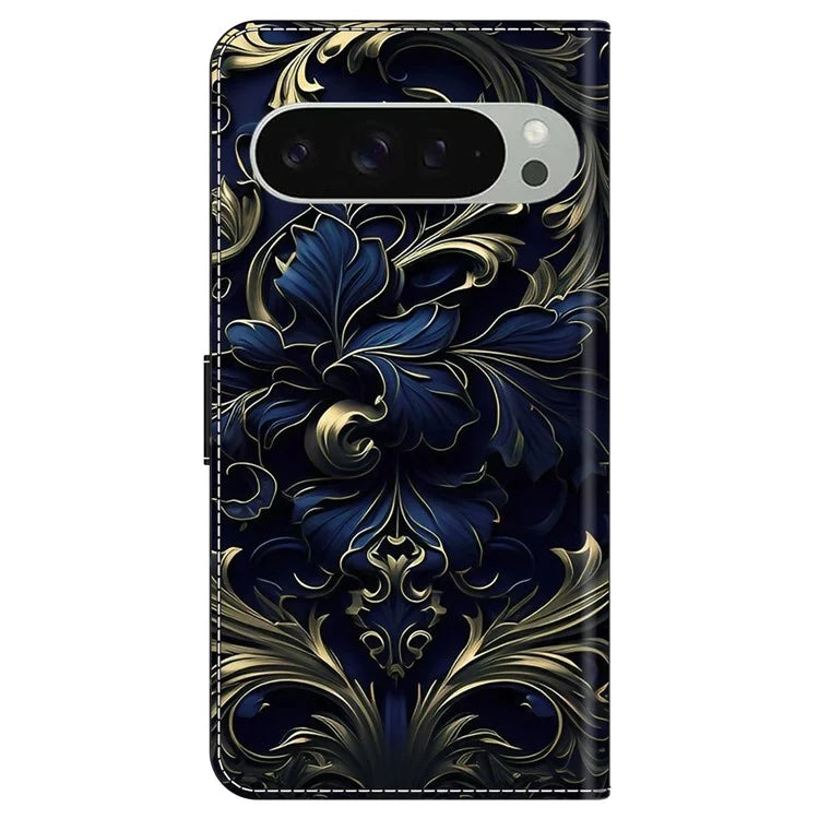For Google Pixel 9 Pro XL Case PU Leather Wallet Phone Cover with Stand