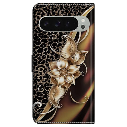 For Google Pixel 9 Pro XL Case PU Leather Wallet Phone Cover with Stand