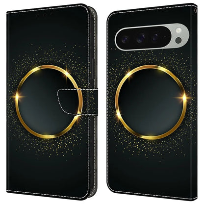 For Google Pixel 9 Pro XL Case PU Leather Wallet Phone Cover with Stand