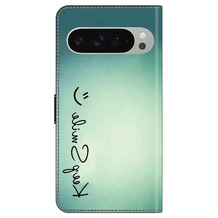 For Google Pixel 9 Pro XL Case PU Leather Wallet Phone Cover with Stand