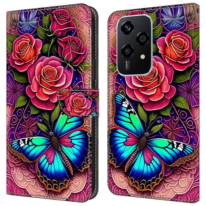 For Honor 200 Lite Case PU Leather Wallet Phone Cover with Stand