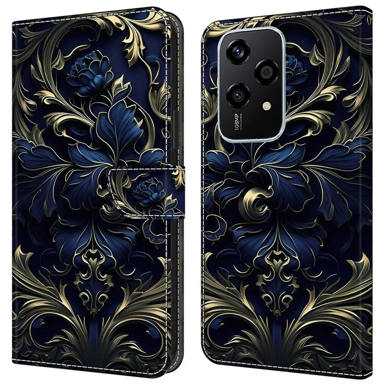 For Honor 200 Lite Case PU Leather Wallet Phone Cover with Stand