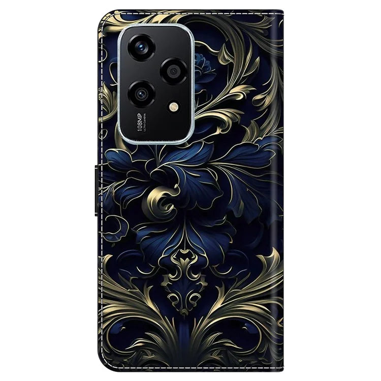 For Honor 200 Lite Case PU Leather Wallet Phone Cover with Stand