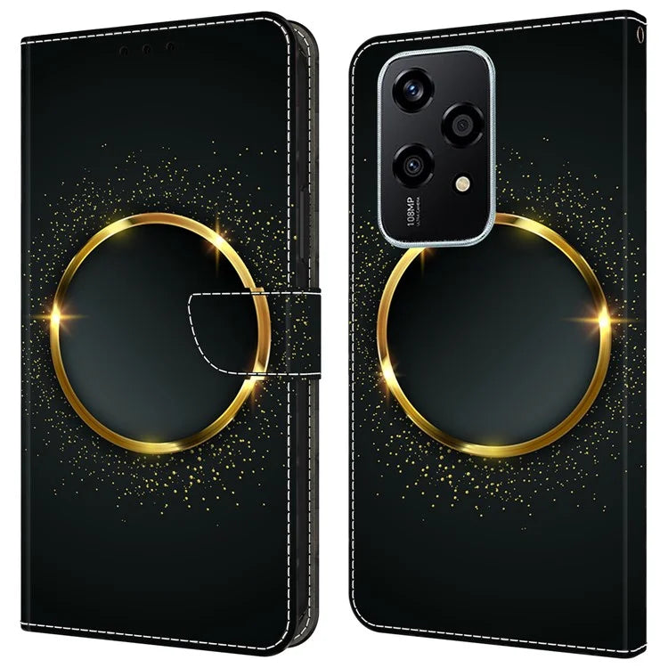 For Honor 200 Lite Case PU Leather Wallet Phone Cover with Stand