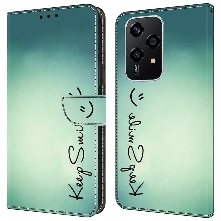 For Honor 200 Lite Case PU Leather Wallet Phone Cover with Stand