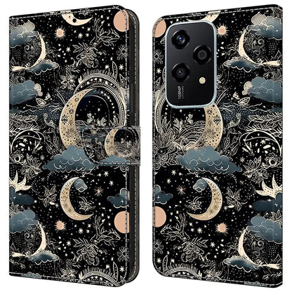 For Honor 200 Lite Case PU Leather Wallet Phone Cover with Stand