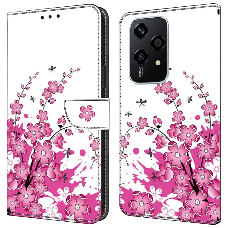 For Honor 200 Lite Case PU Leather Wallet Phone Cover with Stand