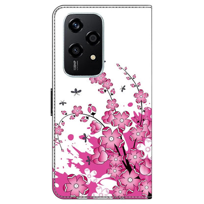 For Honor 200 Lite Case PU Leather Wallet Phone Cover with Stand