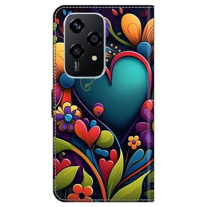 For Honor 200 Lite Case PU Leather Wallet Phone Cover with Stand
