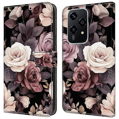 For Honor 200 Lite Case PU Leather Wallet Phone Cover with Stand