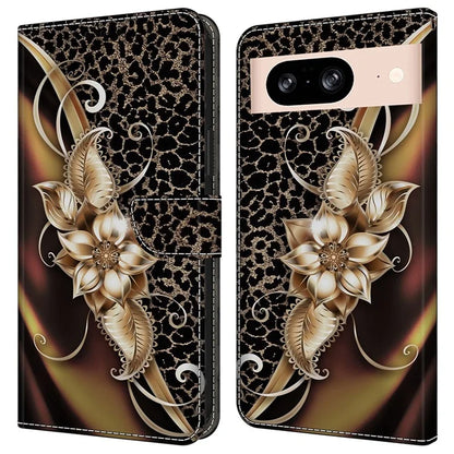 For Google Pixel 8a Case PU Leather Wallet Phone Cover with Stand