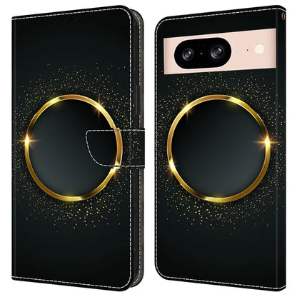 For Google Pixel 8a Case PU Leather Wallet Phone Cover with Stand
