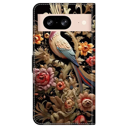 For Google Pixel 8a Case PU Leather Wallet Phone Cover with Stand
