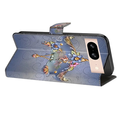 For Google Pixel 8a Case PU Leather Wallet Phone Cover with Stand