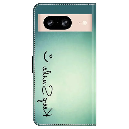 For Google Pixel 8a Case PU Leather Wallet Phone Cover with Stand
