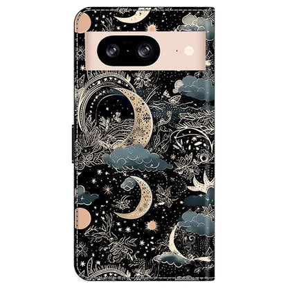 For Google Pixel 8a Case PU Leather Wallet Phone Cover with Stand