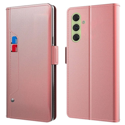 For Samsung Galaxy A16 5G Case Stand PU Leather Phone Cover Card Holder Mirror