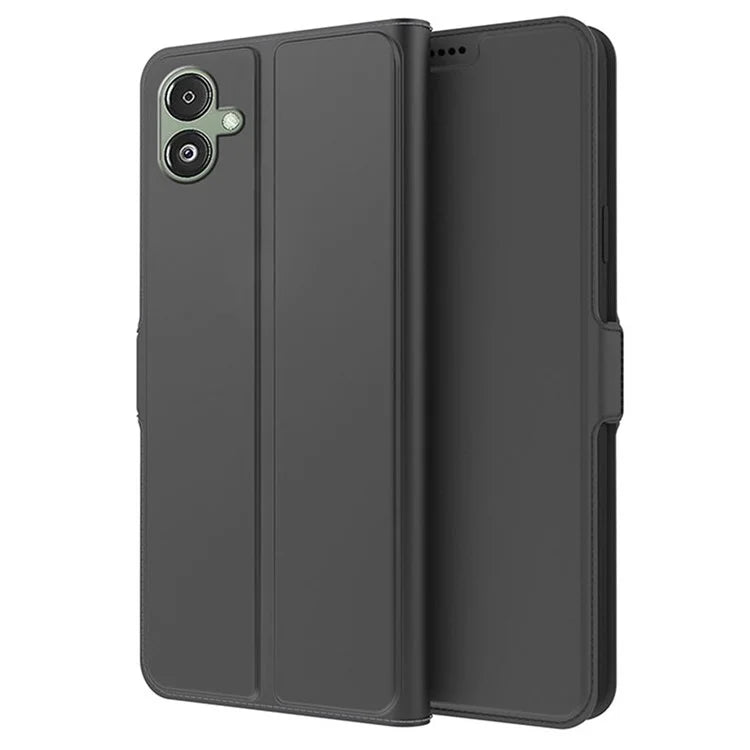 For Samsung Galaxy A06 Case Shockproof TPU Inner Shell Leather Phone Cover