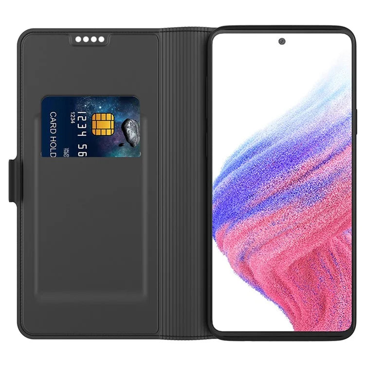 For Samsung Galaxy A06 Case Shockproof TPU Inner Shell Leather Phone Cover