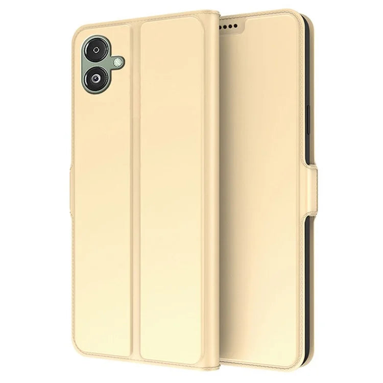 For Samsung Galaxy A06 Case Shockproof TPU Inner Shell Leather Phone Cover