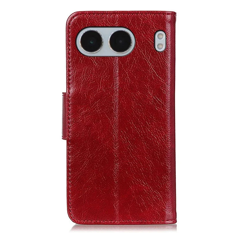 For OnePlus Nord 4 Case Nappa Texture Split Leather Wallet Phone Cover