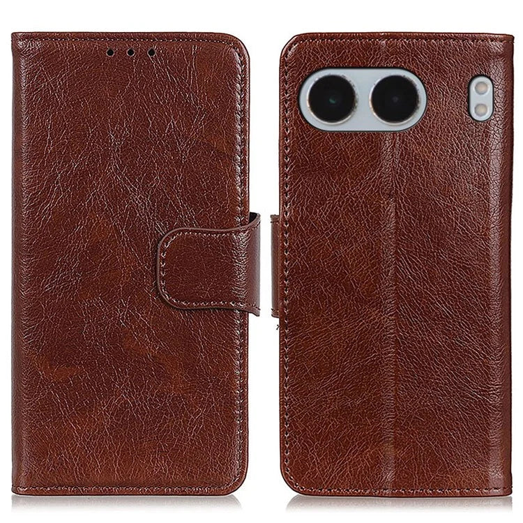 For OnePlus Nord 4 Case Nappa Texture Split Leather Wallet Phone Cover