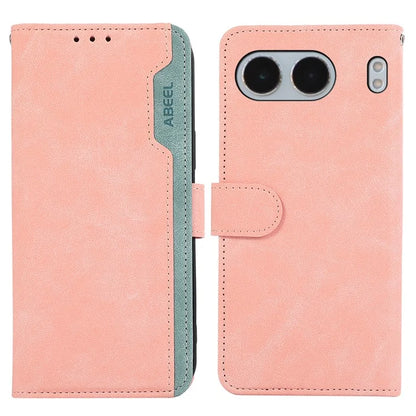 ABEEL For OnePlus Nord 4 Case Color Splicing Leather Flip Phone Cover RFID Blocking