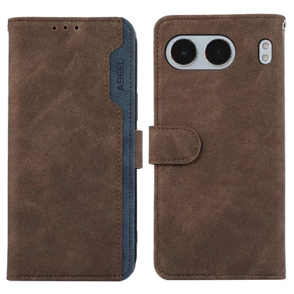 ABEEL For OnePlus Nord 4 Case Color Splicing Leather Flip Phone Cover RFID Blocking