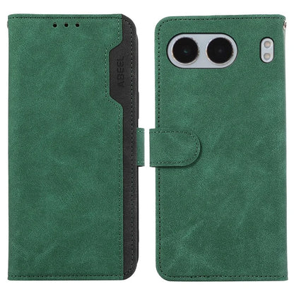 ABEEL For OnePlus Nord 4 Case Color Splicing Leather Flip Phone Cover RFID Blocking